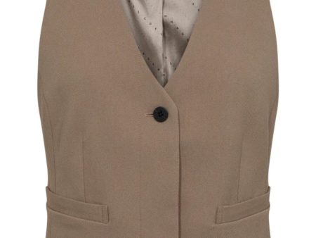 Copenhagen Muse - Cmtailor-Waistcoat  201671 - Timber Wolf Online Hot Sale