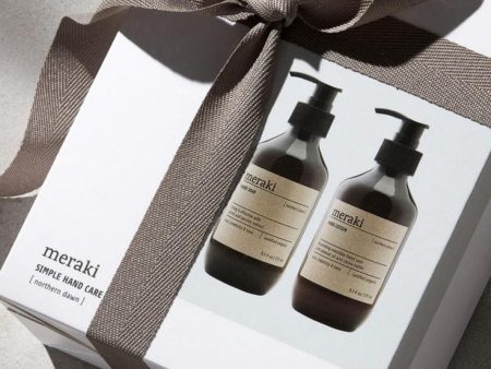 Meraki - Gaveæske, Northern dawn, Simple hand care, Hvid For Sale