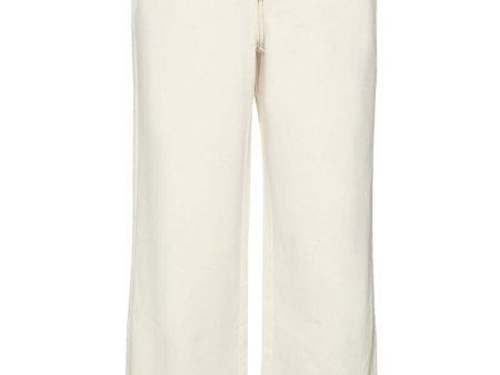 Vero Moda - Vmmargot Hr Wide But Jeans - 4395302 Ecru Cheap