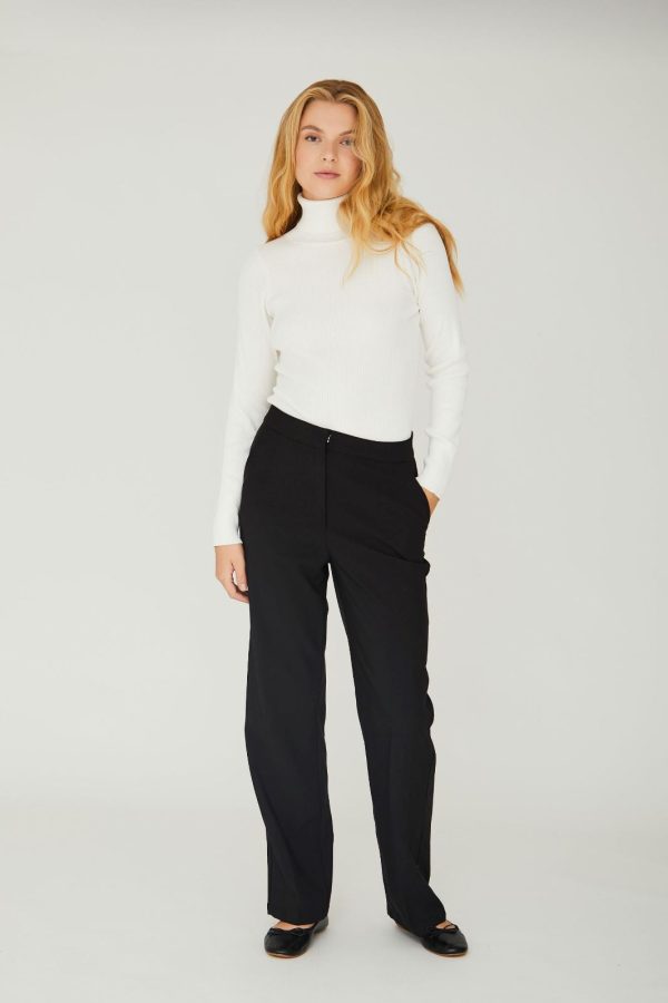 A-View - Rib Rollneck Blouse - 005 Off White Cheap