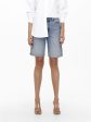 Only - Onlsonny hw wide dnm shorts - Light Blue Denim Fashion