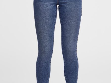 Pieces - Pcdana Skinny Jeans Mb402 - 4438612 Medium Blue Denim Online Sale