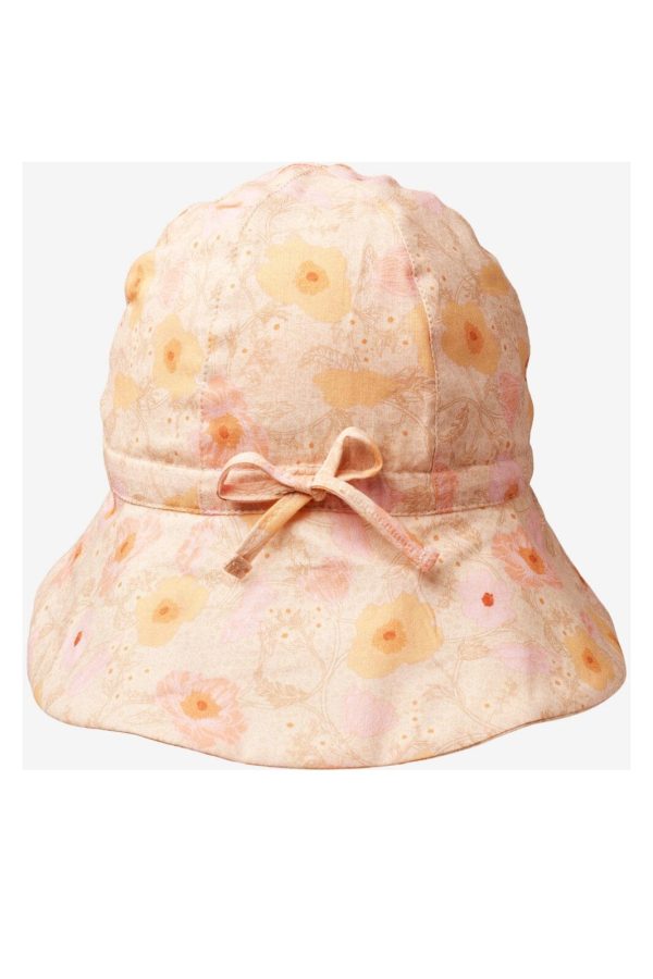 Wheat - Sun Hat Chloè - 9061 Alabaster Flower Bobbles on Sale