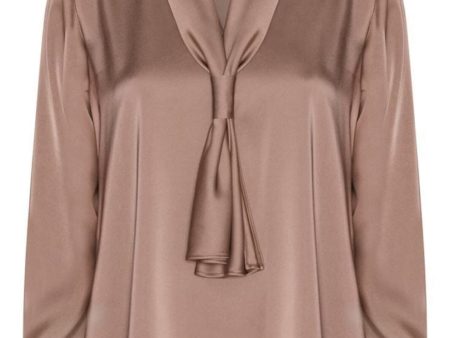 Karmamia - Jules Blouse - Semi Rich Tan Cheap