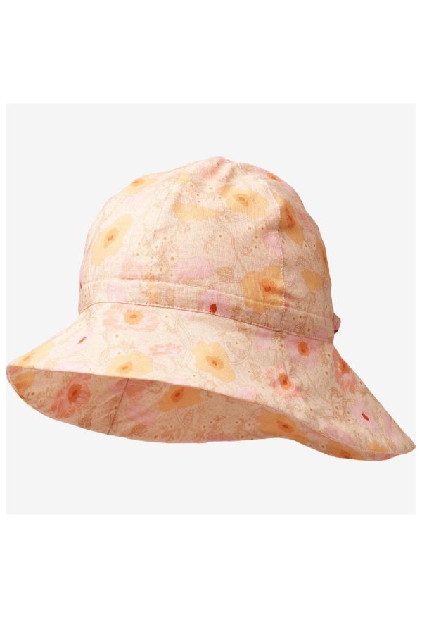 Wheat - Sun Hat Chloè - 9061 Alabaster Flower Bobbles on Sale