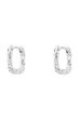 House Of Vincent - Riddle Hoop Earrings - Silver Discount