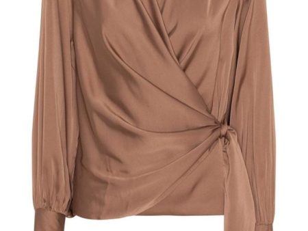 Karmamia - Ines Blouse - Caramel Online now