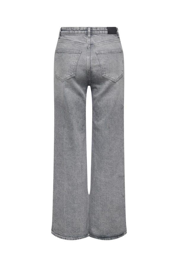 Only - Onljuicy Wide Leg Rea707 - 4615137 Medium Grey Denim For Sale