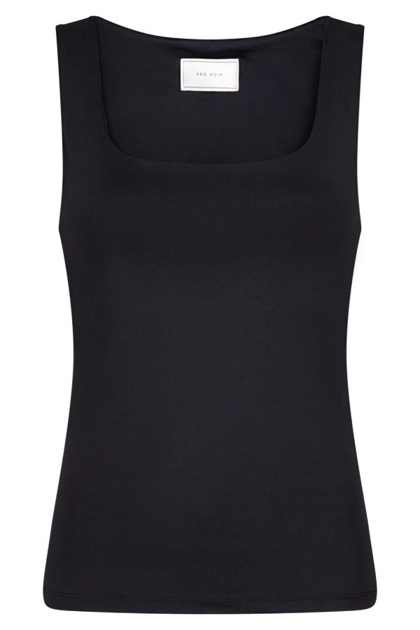 Neo Noir - Sophia Jersey Top - Black Cheap