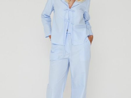 A-VIEW - Marley Blouse - 282 Light Blue For Cheap