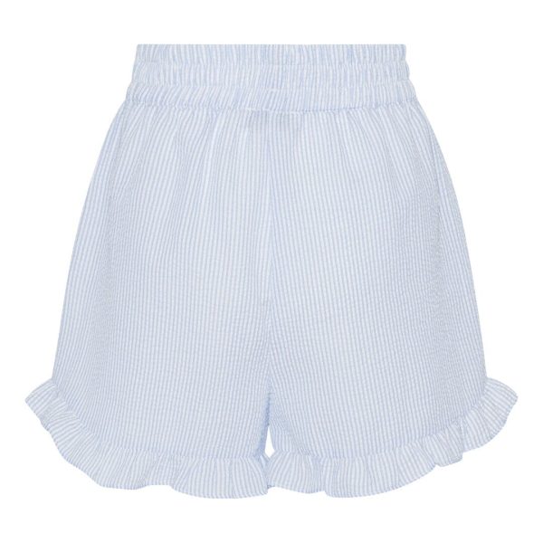 A-View - Sonja Shorts - 112 Blue White Stribe Online