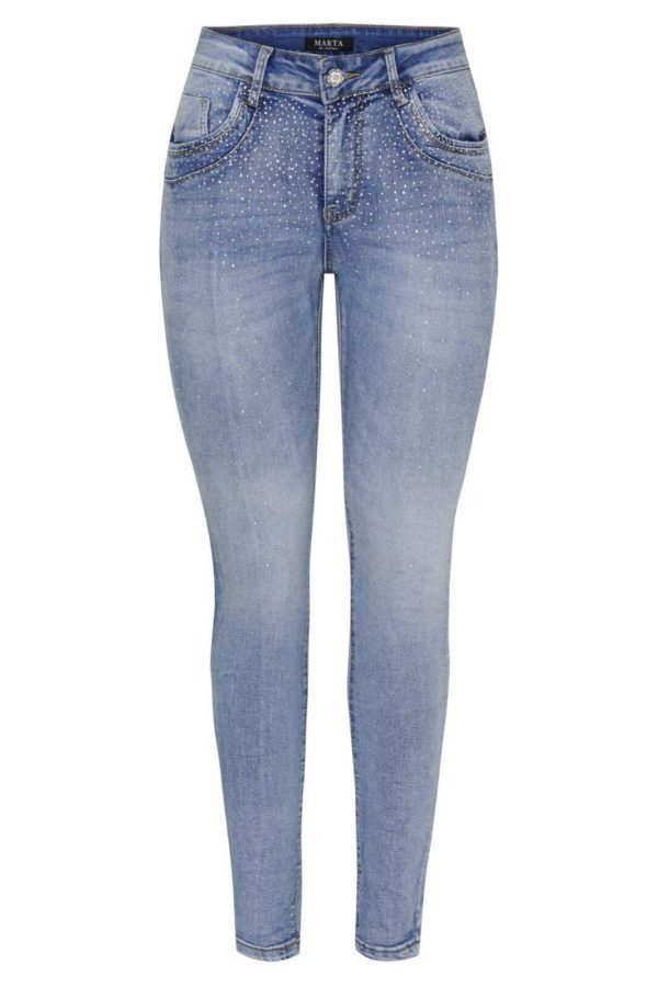 Marta Du Chateau - Emma 2606 Jeans - Dark Blue Denim Discount