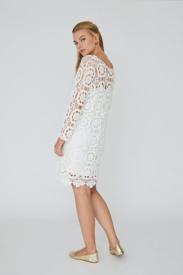 A-VIEW - Annemone Dress - 000 White Supply