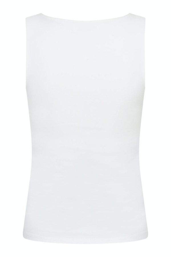 Neo Noir - Sophia Jersey Top - Off White Cheap