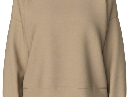 Pieces - Pcchilli Ls Sweat - 3728739 Silver Mink Supply