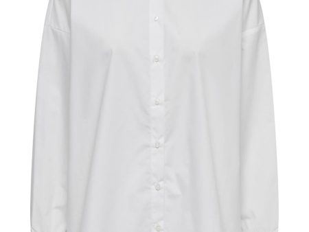 Only - Onlceline Cut Out Back Shirt - 4341391 Bright White on Sale