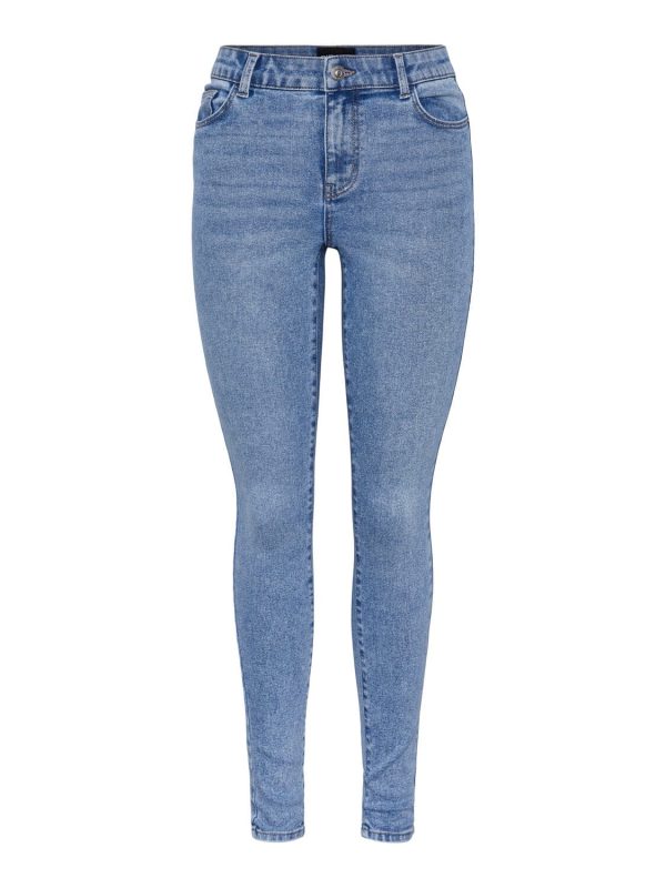 Pieces - Pcdana Skinny Jeans Lb302 - 4438602 Light Blue Denim Online