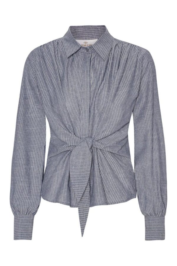 Karmamia - Lee Shirt - Denim Pin Stripe Discount