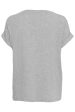 Only - Onlmoster S S O-Neck Top - 2079283 Light Grey Melange on Sale