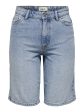 Only - Onlsonny hw wide dnm shorts - Light Blue Denim Fashion