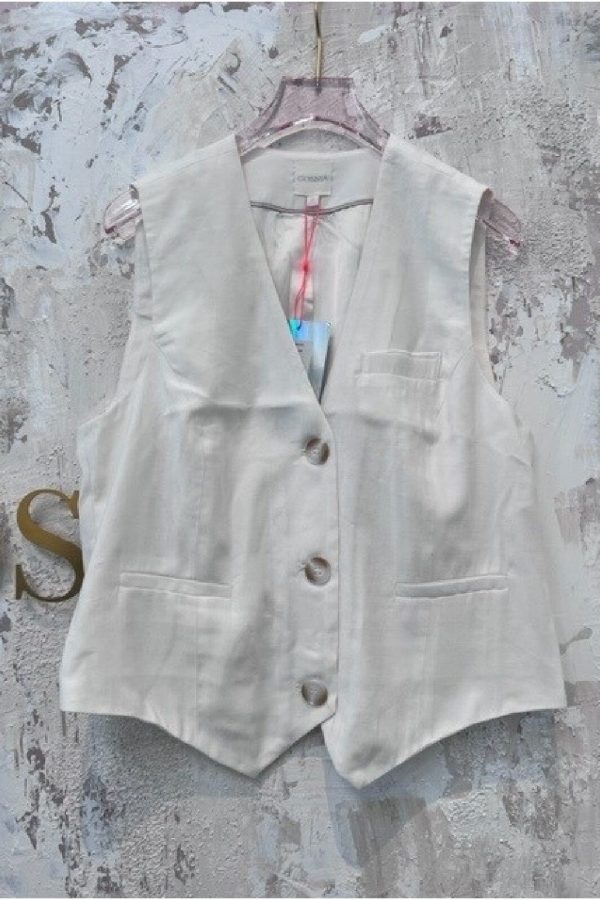 Gossia - Marago Jo Vest - Creme For Sale