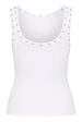 Gestuz - DrewGZ eyelet tank top - Bright White Online now