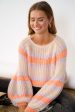 Noella - Pacific Knit Sweater - Apricot Lavender Mix For Sale