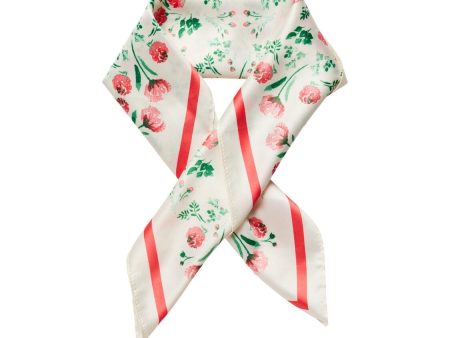 Pieces - Pcmisty Square Scarf Pa - 4454422 Eggnog Flower Online