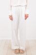 Forudbestilling - Neo Noir - Sonar Linen Pants - White For Cheap