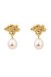 House Of Vincent - Hollow Cloud Earrings - Gilded Online Sale