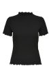 Only - Onlemma S S Highneck Top - 3562234 Black Supply