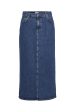 Object - Objellen Long Denim Skirt - 4560378 Medium Blue Denim Sale