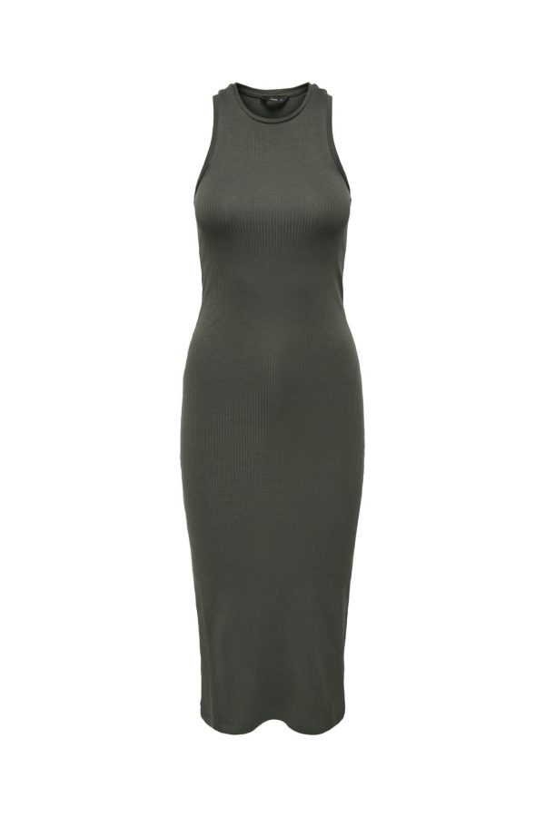 Only - Onlbelfast S L Midi Dress - 4007044 Beluga Online now