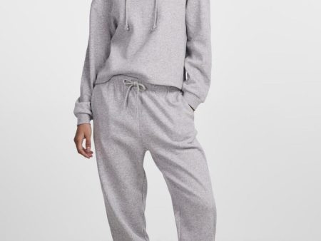 Pieces - Pcchilli Sweat Pants - 3595558 Light Grey Melange For Sale