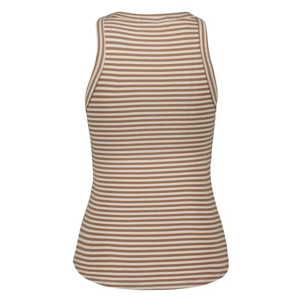 Sofie Schnoor - Snos434 Top - Beige Striped Supply