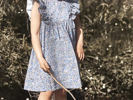 Huttelihut - Dress In Liberty Fabric - May Field Cheap