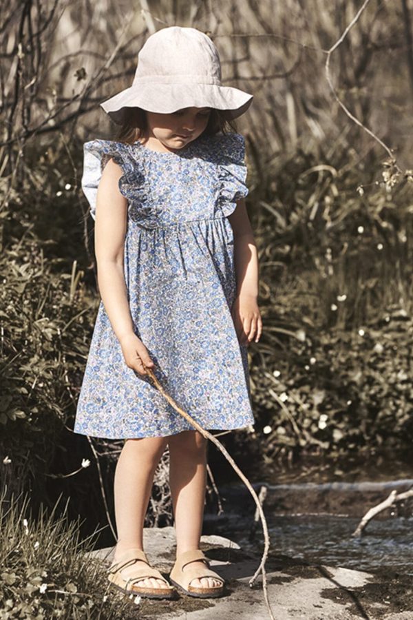 Huttelihut - Dress In Liberty Fabric - May Field Cheap