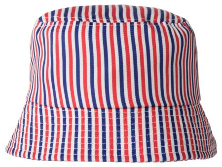 Name It - Nmnoli Bucket Hat - 4448749 Clematis Blue Jet Stream Fiery Red Discount