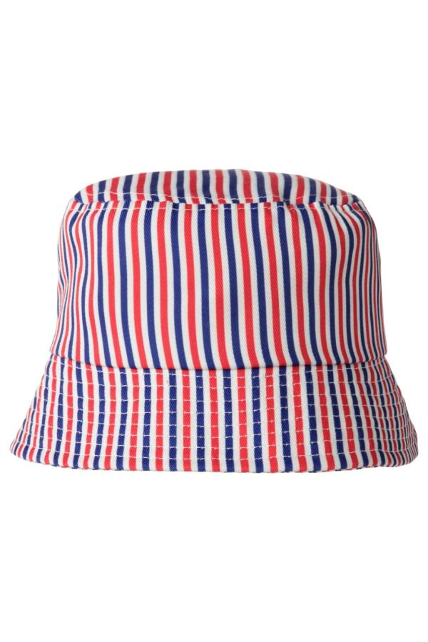 Name It - Nmnoli Bucket Hat - 4448749 Clematis Blue Jet Stream Fiery Red Discount