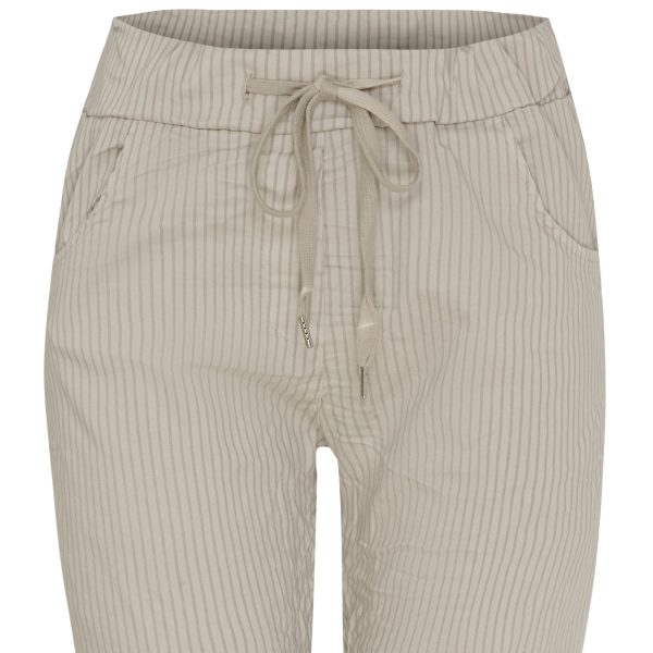 Marta Du Chateau - Mdcjerri Pants - Beige Stripe Discount