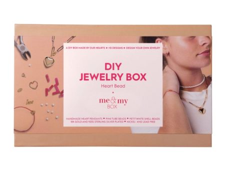 Me & My box - Heart Bead - Box No 24 - Lyserød Discount