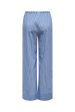 Only - Onlsalvi Wide Stripe Pant - 4465608 Blue Yonder Double Cream Fashion