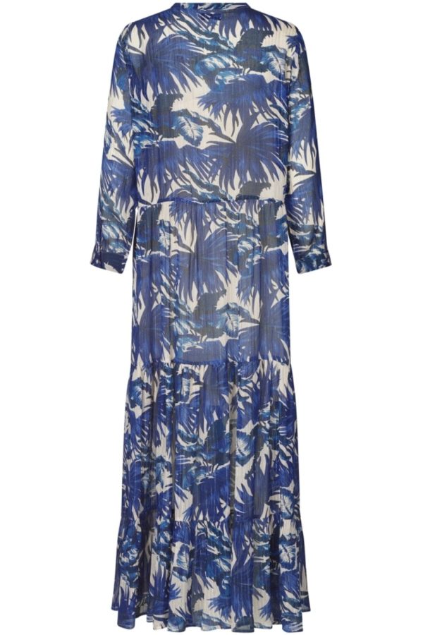 Lollys Laundry - NeeLL Maxi Dress LS - 20 Blue Hot on Sale