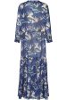 Lollys Laundry - NeeLL Maxi Dress LS - 20 Blue Hot on Sale