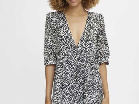 Gestuz - PrikkaGZ P midi dress - BlackNwhite dot Supply