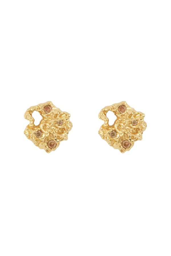 House Of Vincent - Mythical Fate Earrings - Gilded on Sale