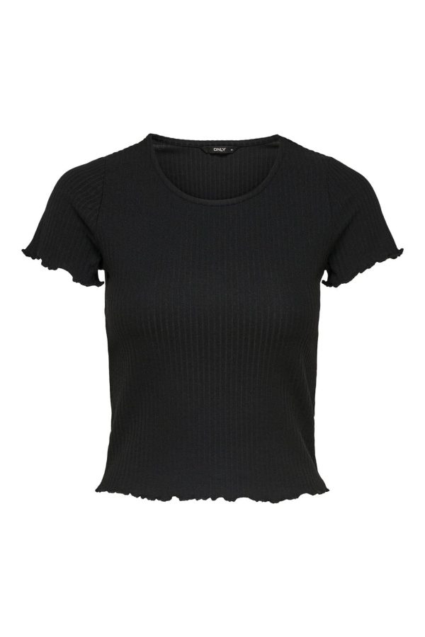 Only - Onlemma S S Short Top - 3337650 Black Fashion