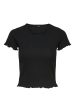 Only - Onlemma S S Short Top - 3337650 Black Fashion