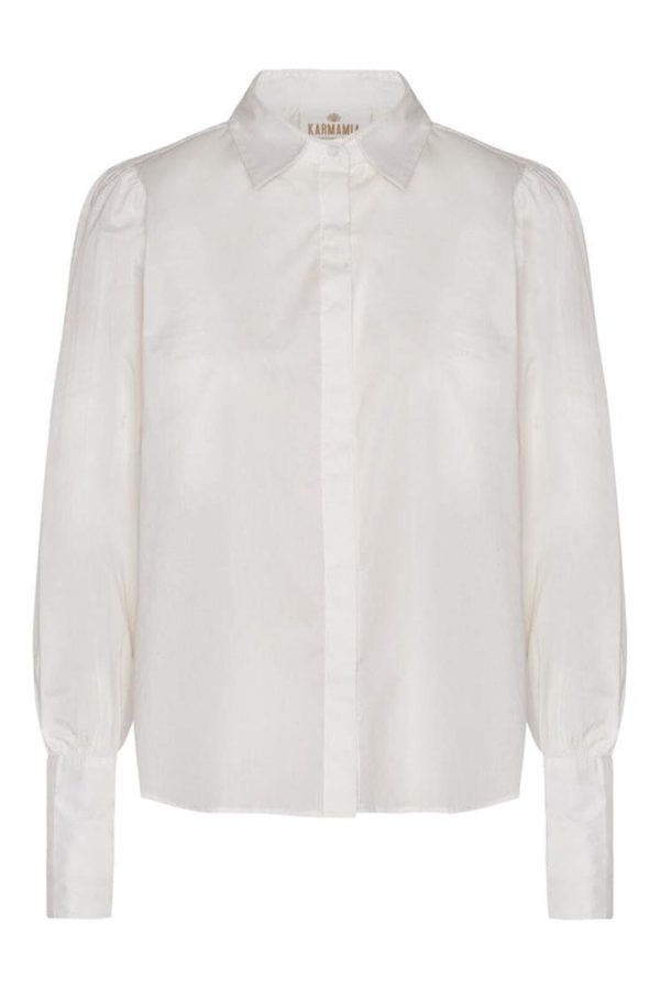 Karmamia - Honey Shirt - White Poplin Discount