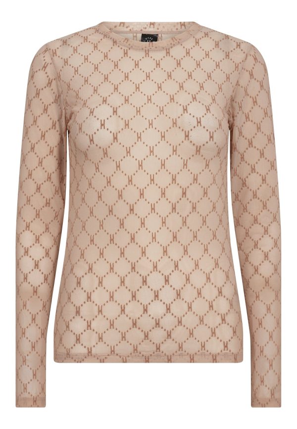 Hype The Detail - Mesh Blouse - 81 Sand Sale